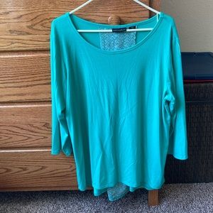 ⭐️FINAL CALL/ DONATING SOON - Metaphor Back Panel Top with 3/4 sleeves